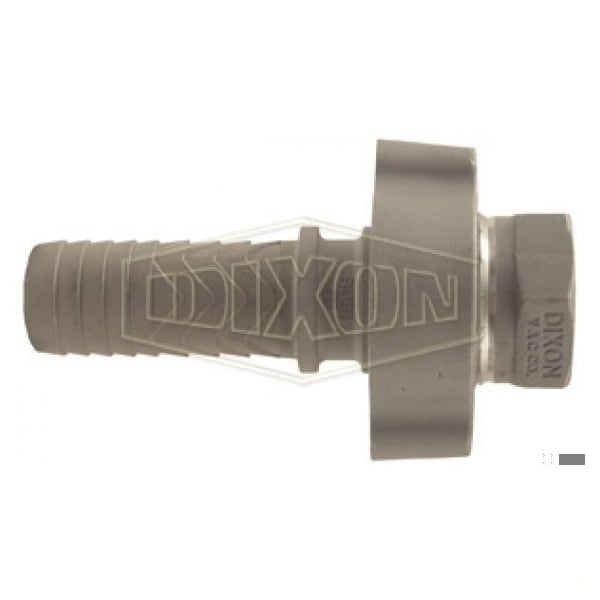 Boss Ground Joint Coupling, 1-1/4 in Nominal, FNPT End Style, 316 SS, Domestic